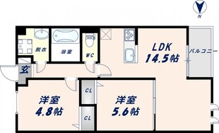 カシータ・ソルの物件間取画像